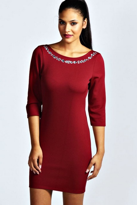 vestido-rojo-ajustado-corto-30_5 Kratka crvena haljina