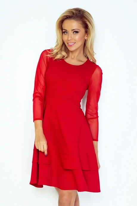 vestido-rojo-con-vuelo-49_14 Crvena haljina s letom