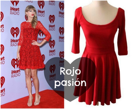 vestido-rojo-con-vuelo-49_16 Crvena haljina s letom