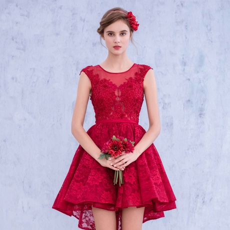 vestido-rojo-corto-encaje-09_3 Kratka crvena haljina od čipke
