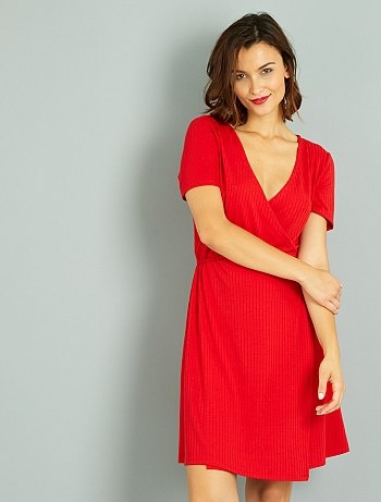 vestido-rojo-de-punto-07_4 Crvena pletena haljina