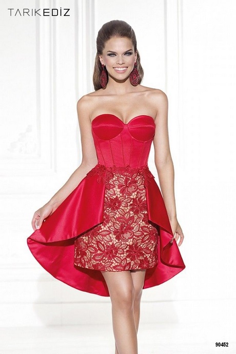 vestido-rojo-informal-99_19 Casual crvena haljina