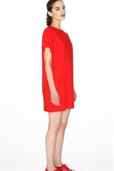 vestido-rojo-manga-corta-44_16 Crvena haljina kratkih rukava
