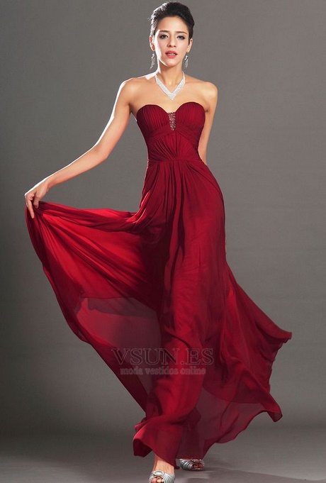 vestido-rojo-oscuro-55 Tamno crvena haljina