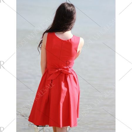 vestido-rojo-vintage-25_16 Vintage crvena haljina
