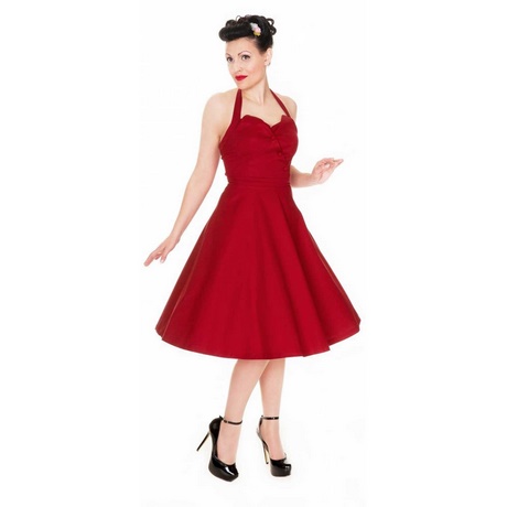 vestido-rojo-vintage-25_17 Vintage crvena haljina