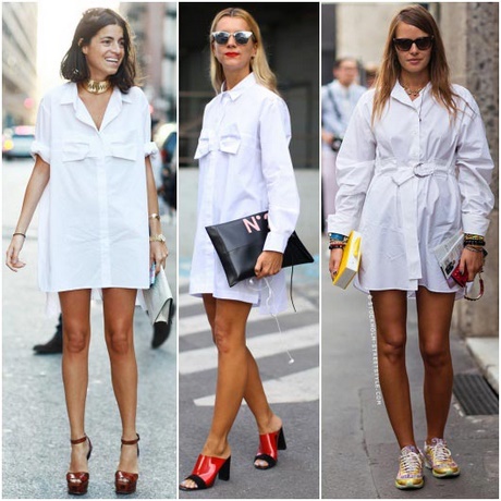 vestidos-camiseros-blancos-29_2 Bijele haljine-košulje
