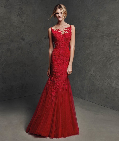 vestidos-de-encaje-rojos-largos-95_5 Duga crvena čipka haljina