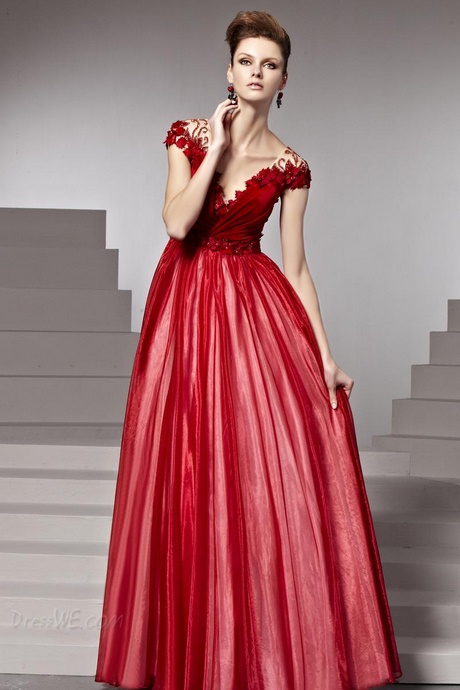 vestidos-de-fiesta-de-encaje-rojo-69_2 Crvena čipka prom haljina