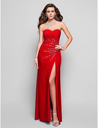 vestidos-de-gala-rojos-largos-73_8 Duga crvena lopta haljine