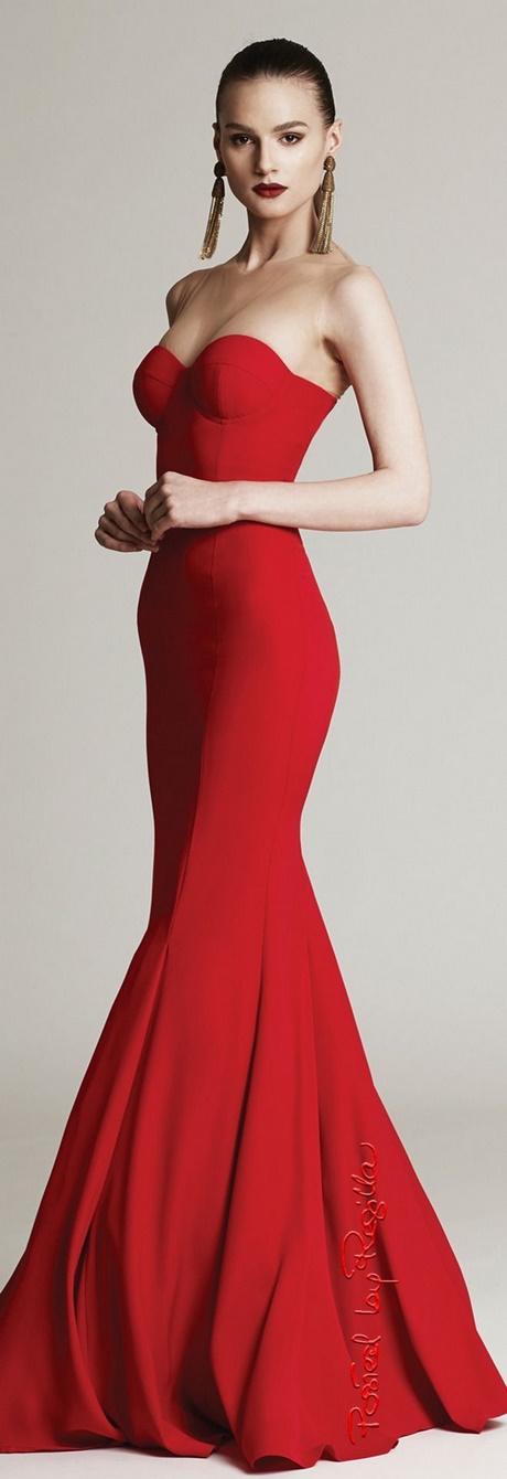 vestidos-de-gala-rojos-84 Crvena lopta haljine