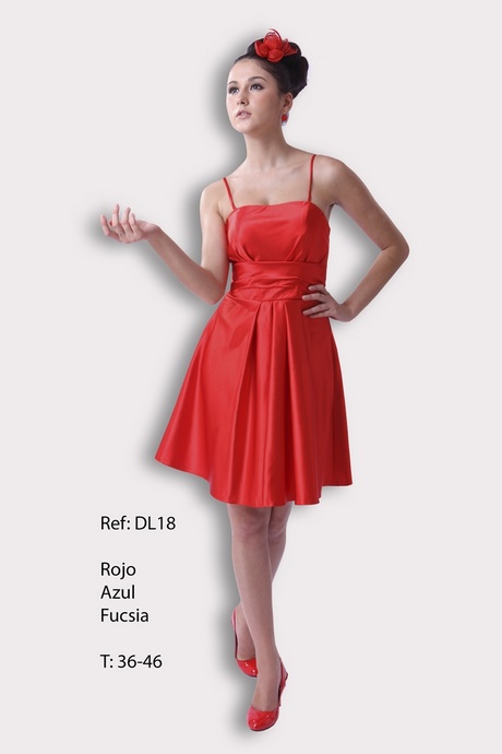 vestidos-elegantes-cortos-rojos-71_16 Crvene kratke elegantne haljine