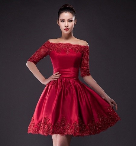 vestidos-elegantes-cortos-rojos-71_8 Crvene kratke elegantne haljine
