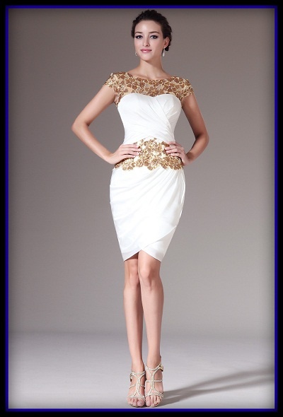 Kratke haljine bijele boje