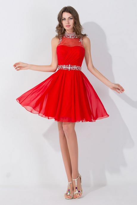 vestidos-rojos-cortos-de-moda-79_11 Modni kratke crvene haljine