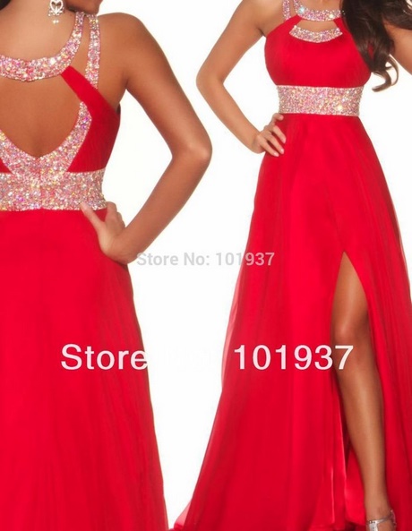 vestidos-rojos-escotados-50_6 Crvene haljine s niskim izrezom