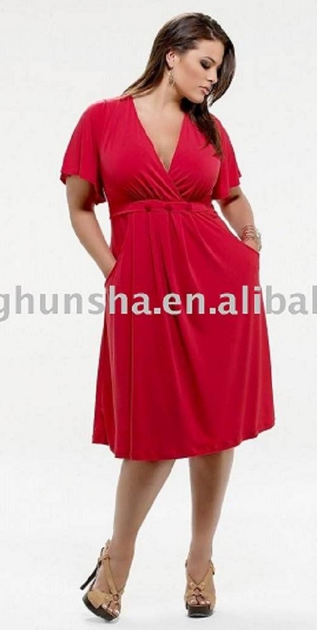 vestidos-rojos-escotados-50_7 Crvene haljine s niskim izrezom