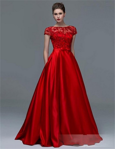 vestidos-rojos-largos-elegantes-96_13 Elegantne duge crvene haljine