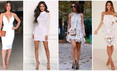 Moda u bijelim haljinama