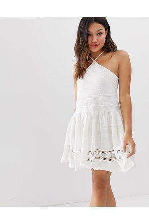 vestido-blanco-corto-informal-49_16 Casual kratka bijela haljina