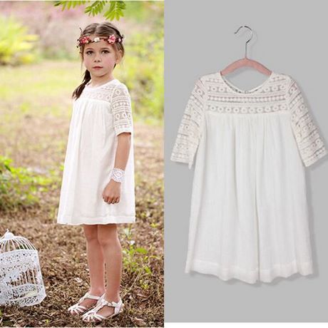 vestido-blanco-corto-informal-49_9 Casual kratka bijela haljina