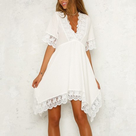 vestido-blanco-media-manga-90_6 Bijela haljina kratkih rukava