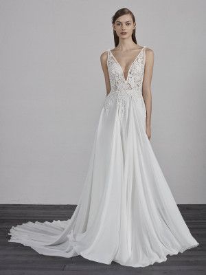 vestido-novia-gasa-90_6 Šifon vjenčanica