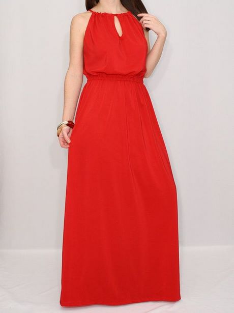 vestido-rojo-gasa-21_2 Crvena šifon haljina
