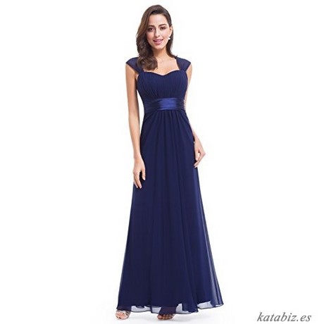 vestidos-azul-marino-para-damas-29_10 Tamno plave haljine za žene