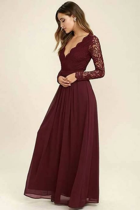 vestidos-color-vino-largos-15_2 Duga haljina boje vina