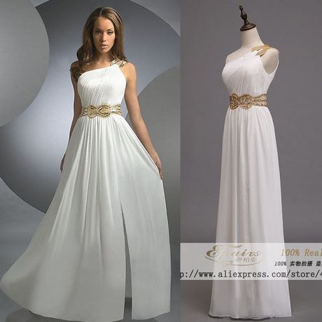 Duge maturalne haljine u bijelom