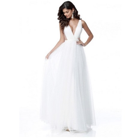 vestidos-elegantes-en-color-blanco-40_17 Elegantne bijele haljine