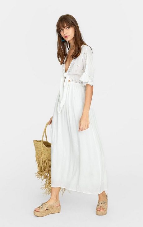 vestidos-largos-blancos-de-verano-43_5 Ljetne bijele duge haljine