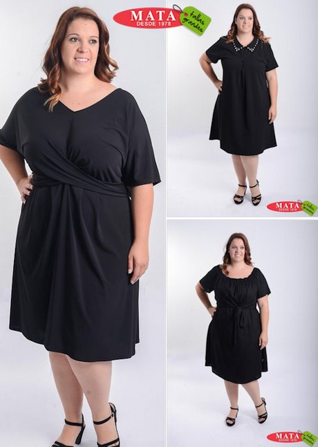 vestido-negro-talla-grande-64_15 Crna Plus size haljina