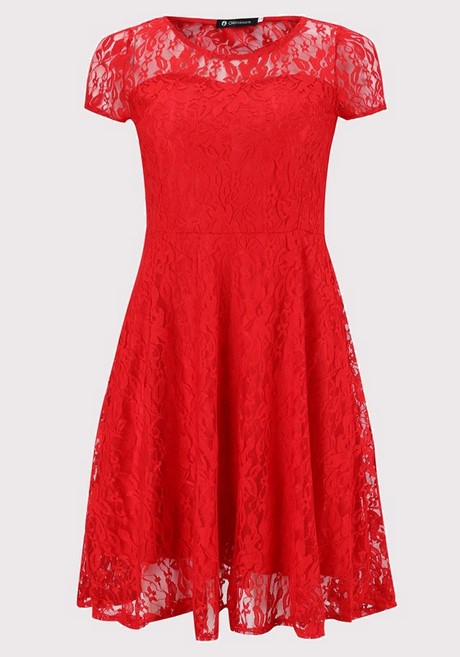 vestido-rojo-talla-grande-72_14 Plus size crvena haljina