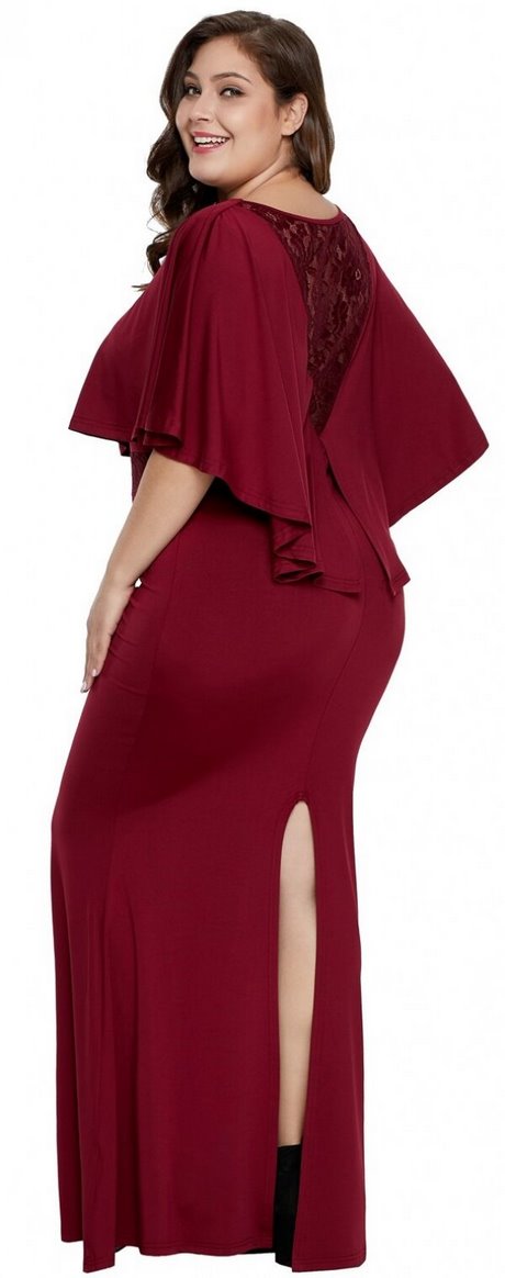 vestido-rojo-talla-grande-72_18 Plus size crvena haljina