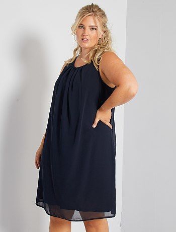 vestidos-gasa-tallas-grandes-84_16 Besplatna dostava Plus size šifon haljina