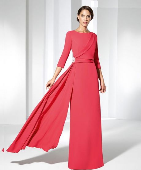 vestidos-rectos-largos-14_17 Duge ravne haljine