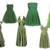 Zelena kratke haljine