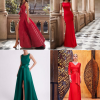 Duge crvene maturalne haljine 2023