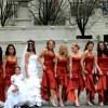 Haljine za vjenčane dame crvene boje