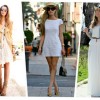 Kombinirajte kratku bijelu haljinu
