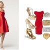 Sandale za crvenu haljinu