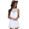 Ibicenska kratka bijela haljina
