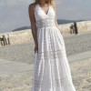 Bijela duga haljina Ibiza