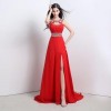 Crvena maturalne haljine