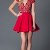 Kratke crvene haljine prom